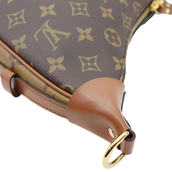 LOUIS VUITTON Loop Monogram Reverse Canvas Hobo Bag Brown