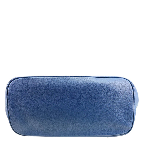 LOUIS VUITTON Neverfull MM Giant Monogram Empreinte Tote Bag Degrade Bleu