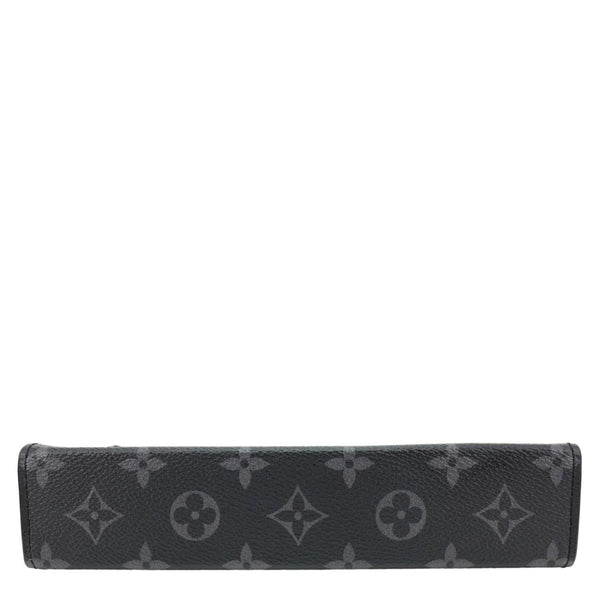 LOUIS VUITTON Gaston Wearable Monogram Eclipse Reverse Crossbody Bag Grey