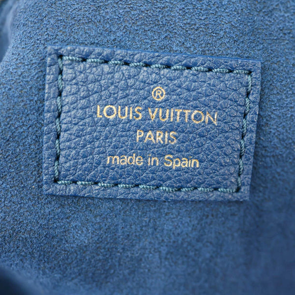 LOUIS VUITTON Neverfull MM Giant Monogram Empreinte Tote Bag Degrade Bleu