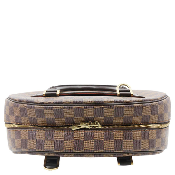 LOUIS VUITTON Nolita Damier Ebene Satchel Bag Brown