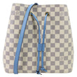 LOUIS VUITTON Neonoe MM Damier Azur Shoulder Bag Blue