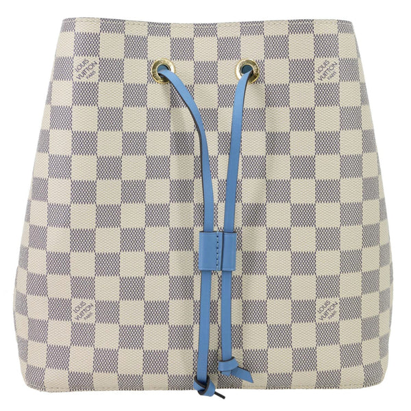 LOUIS VUITTON Neonoe MM Damier Azur Shoulder Bag Blue
