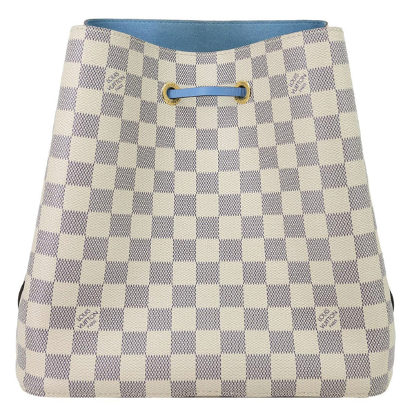 LOUIS VUITTON Neonoe MM Damier Azur Shoulder Bag Blue
