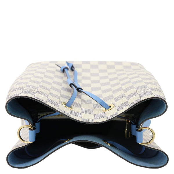 LOUIS VUITTON Neonoe MM Damier Azur Shoulder Bag Blue