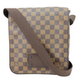 LOUIS VUITTON Brooklyn PM Damier Ebene Messenger Bag Brown