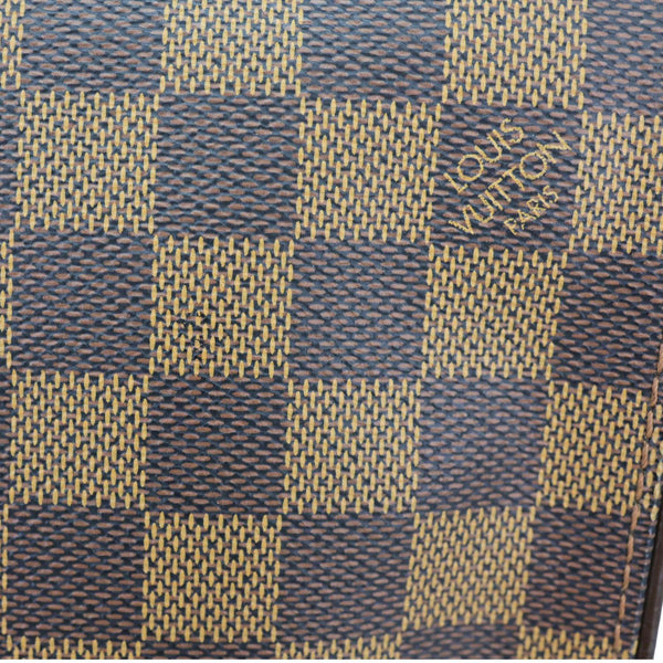 LOUIS VUITTON Brooklyn PM Damier Ebene Messenger Bag Brown
