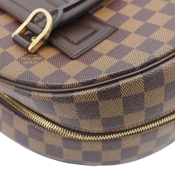 LOUIS VUITTON Nolita Damier Ebene Satchel Bag Brown