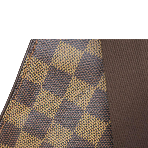 LOUIS VUITTON Brooklyn PM Damier Ebene Messenger Bag Brown