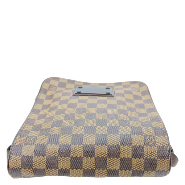 LOUIS VUITTON Brooklyn PM Damier Ebene Messenger Bag Brown