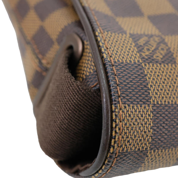 LOUIS VUITTON Brooklyn PM Damier Ebene Messenger Bag Brown