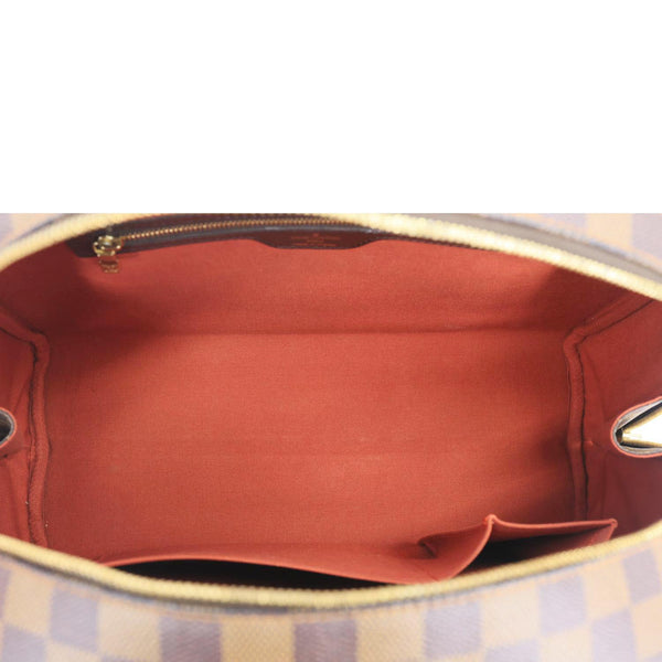 LOUIS VUITTON Nolita Damier Ebene Satchel Bag Brown