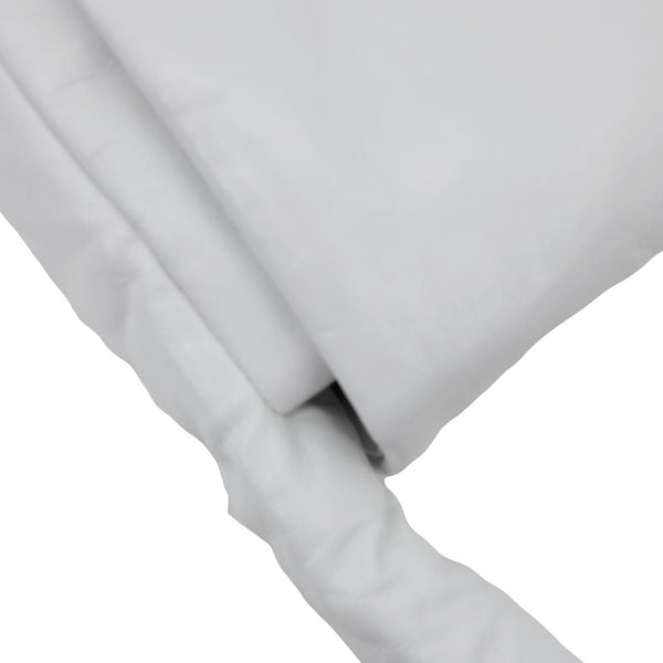 BALENCIAGA Monaco Calfskin Leather Shoulder Bag White