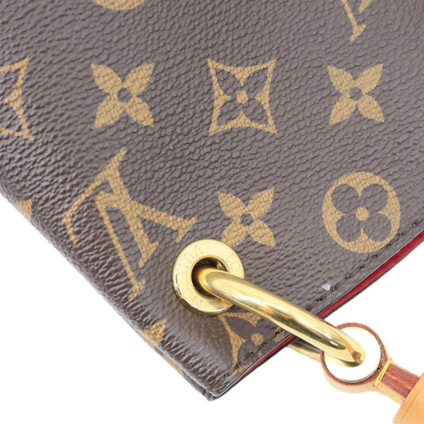 LOUIS VUITTON Graceful PM Monogram Canvas Hobo Bag Brown