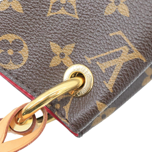 LOUIS VUITTON Graceful PM Monogram Canvas Hobo Bag Brown