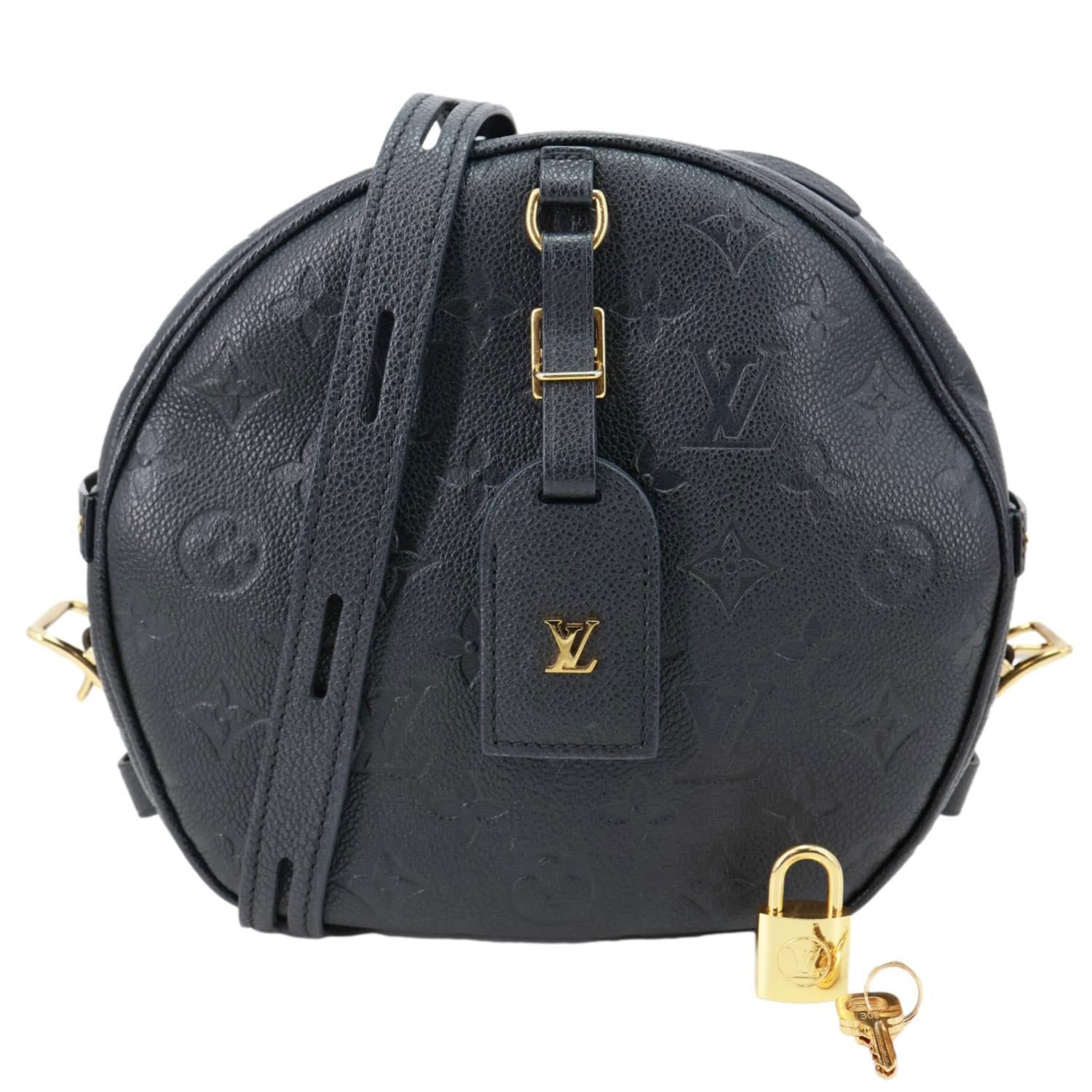 LOUIS VUITTON Boite Chapeau Souple MM Monogram Empreinte Shoulder Bag