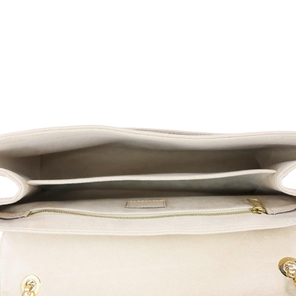 LOUIS VUITTON Saint Germain MM Monogram Leather Shoulder Bag Dune