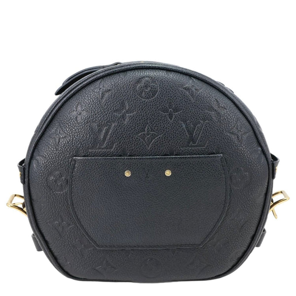LOUIS VUITTON Boite Chapeau Souple MM Monogram Empreinte Shoulder Bag Black