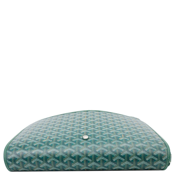 Goyard Capetien Coated Canvas Messenger Bag Green