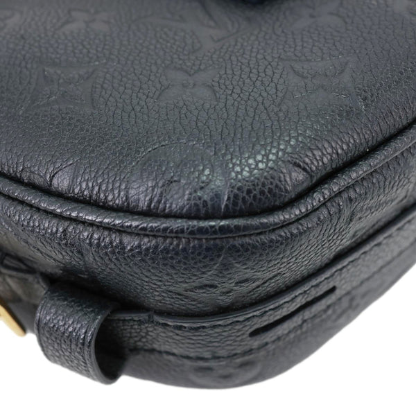 LOUIS VUITTON Boite Chapeau Souple MM Monogram Empreinte Shoulder Bag Black