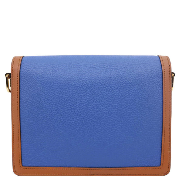 LOUIS VUITTON Dauphine Taurillon Leather Shoulder Bag Blue