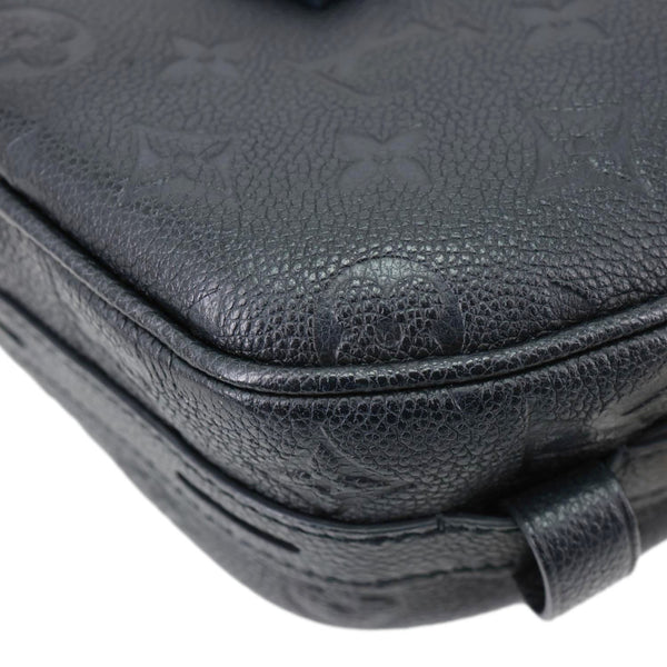 LOUIS VUITTON Boite Chapeau Souple MM Monogram Empreinte Shoulder Bag Black