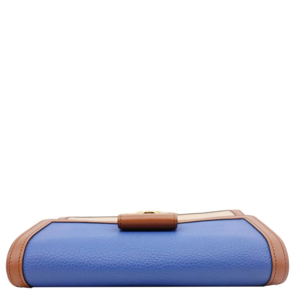 LOUIS VUITTON Dauphine Taurillon Leather Shoulder Bag Blue