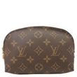 LOUIS VUITTON PM Monogram Canvas Cosmetic Pouch Brown