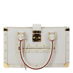 LOUIS VUITTON Suhali Le Fabuleux Leather Satchel Bag Off White