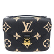 LOUIS VUITTON Metis Pochette Empreinte Leather Crossbody Bag Bicolor