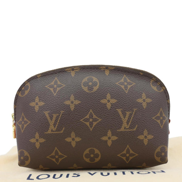 LOUIS VUITTON PM Monogram Canvas Cosmetic Pouch Brown