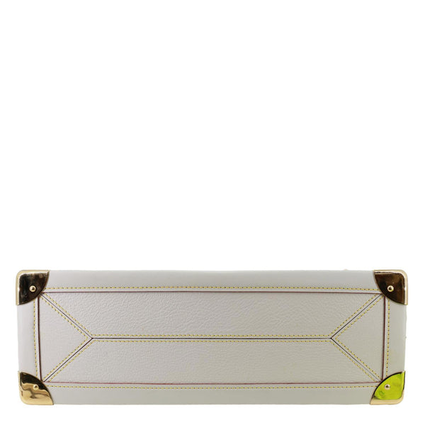 LOUIS VUITTON Suhali Le Fabuleux Leather Satchel Bag Off White