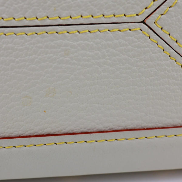 LOUIS VUITTON Suhali Le Fabuleux Leather Satchel Bag Off White