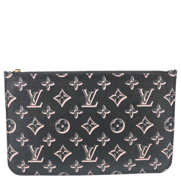 LOUIS VUITTON Fall For You Monogram Coated Canvas Wristlet Black