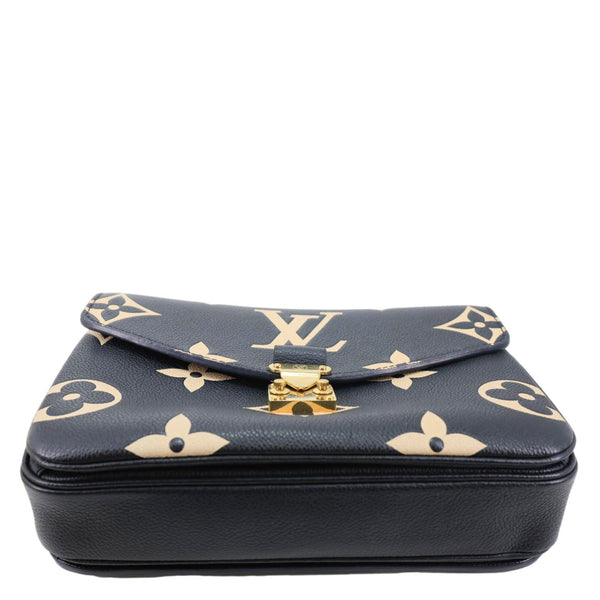 LOUIS VUITTON Metis Pochette Empreinte Leather Crossbody Bag Bicolor