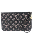 LOUIS VUITTON Fall For You Monogram Coated Canvas Wristlet Black