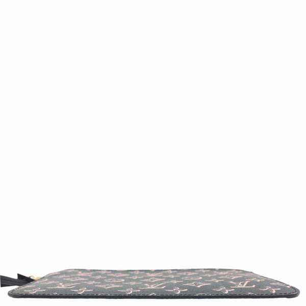 LOUIS VUITTON Fall For You Monogram Coated Canvas Wristlet Black