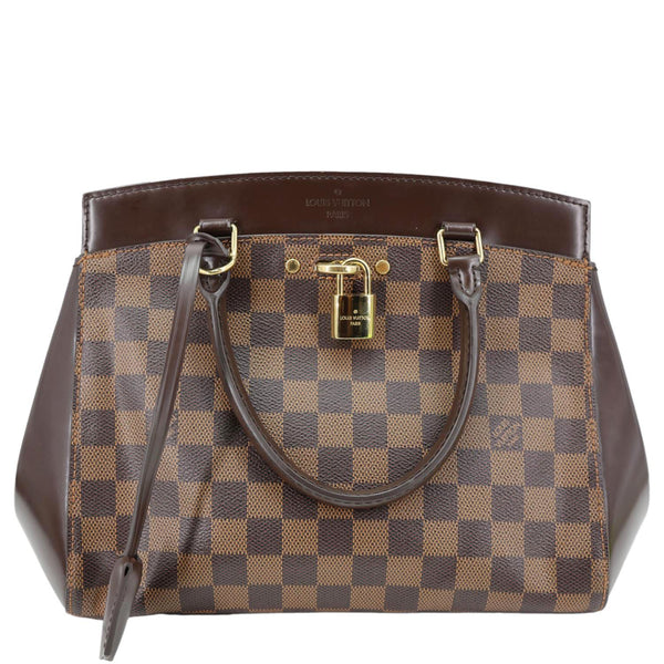 LOUIS VUITTON Rivoli BB Damier Ebene Shoulder Bag Brown