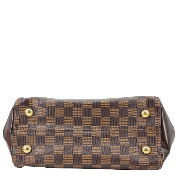 LOUIS VUITTON Rivoli BB Damier Ebene Shoulder Bag Brown