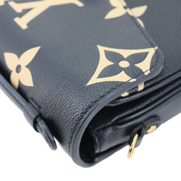 LOUIS VUITTON Metis Pochette Empreinte Leather Crossbody Bag Bicolor