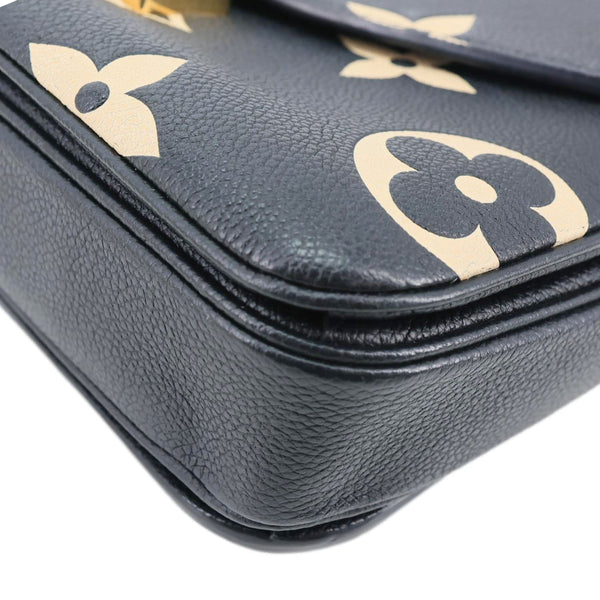 LOUIS VUITTON Metis Pochette Empreinte Leather Crossbody Bag Bicolor