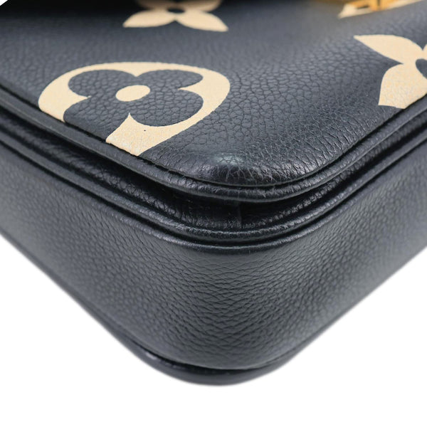 LOUIS VUITTON Metis Pochette Empreinte Leather Crossbody Bag Bicolor