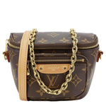 LOUIS VUITTON Mini Monogram Canvas Bumbag Brown