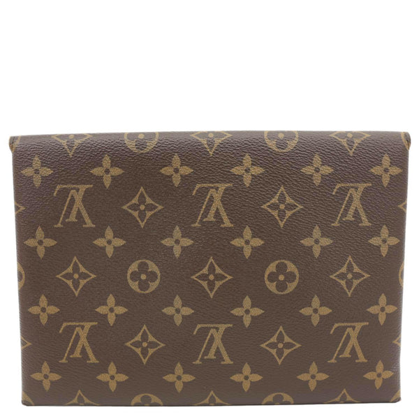 LOUIS VUITTON Kirigami Pochette Large Monogram Canvas Clutch Brown