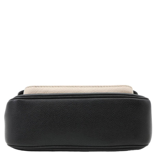 LOUIS VUITTON Lockme Tender Calfskin Leather Chain Shoulder Bag Black