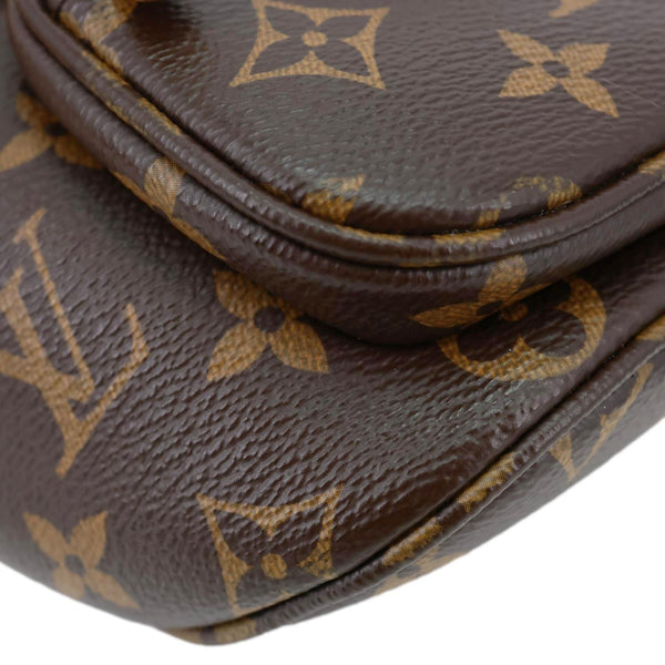 LOUIS VUITTON Mini Monogram Canvas Bumbag Brown