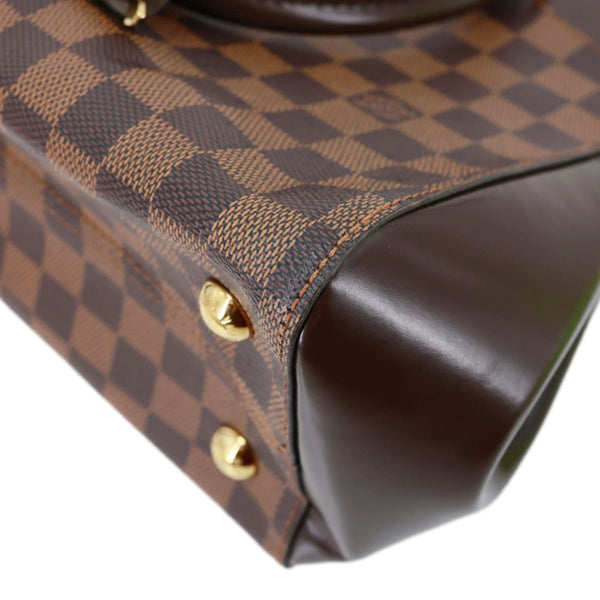LOUIS VUITTON Rivoli BB Damier Ebene Shoulder Bag Brown