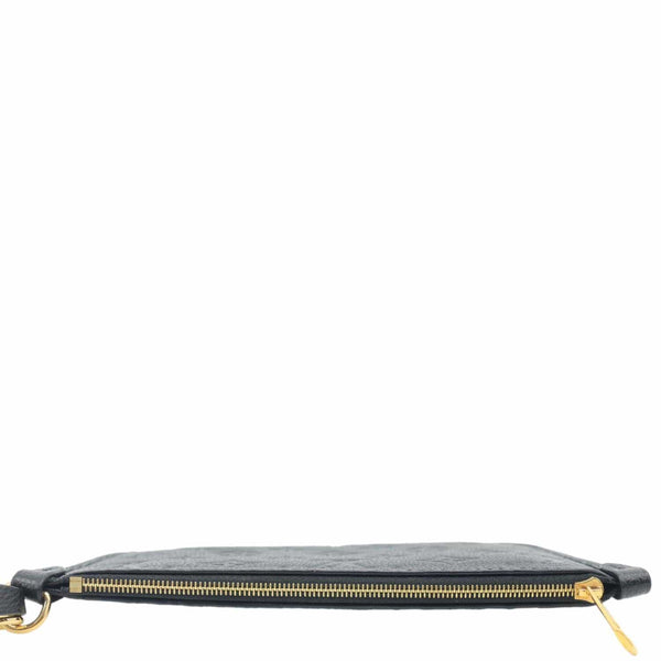 LOUIS VUITTON Empreinte Leather Wristlet Black