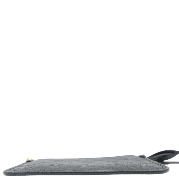 LOUIS VUITTON Empreinte Leather Wristlet Black