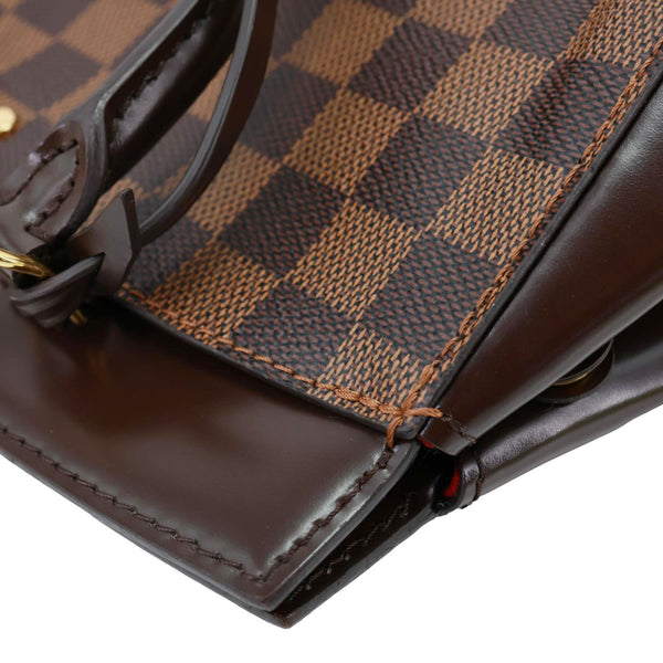 LOUIS VUITTON Rivoli BB Damier Ebene Shoulder Bag Brown